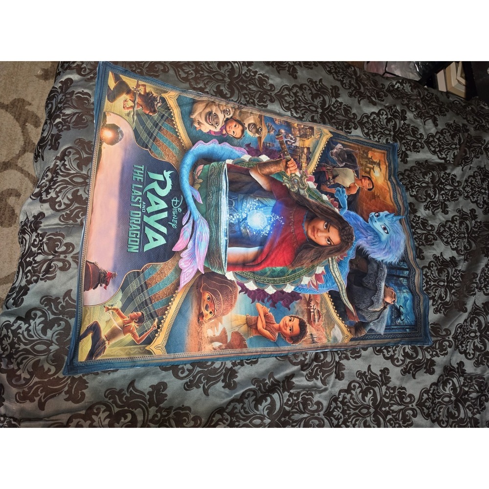 Raya & The Last Dragon Blanket Or Throw Small 30x40